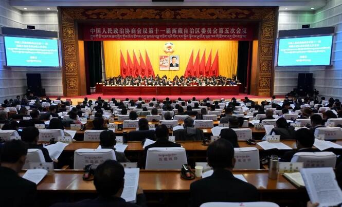  自治区政协副主席雷桂龙主持闭幕会。 